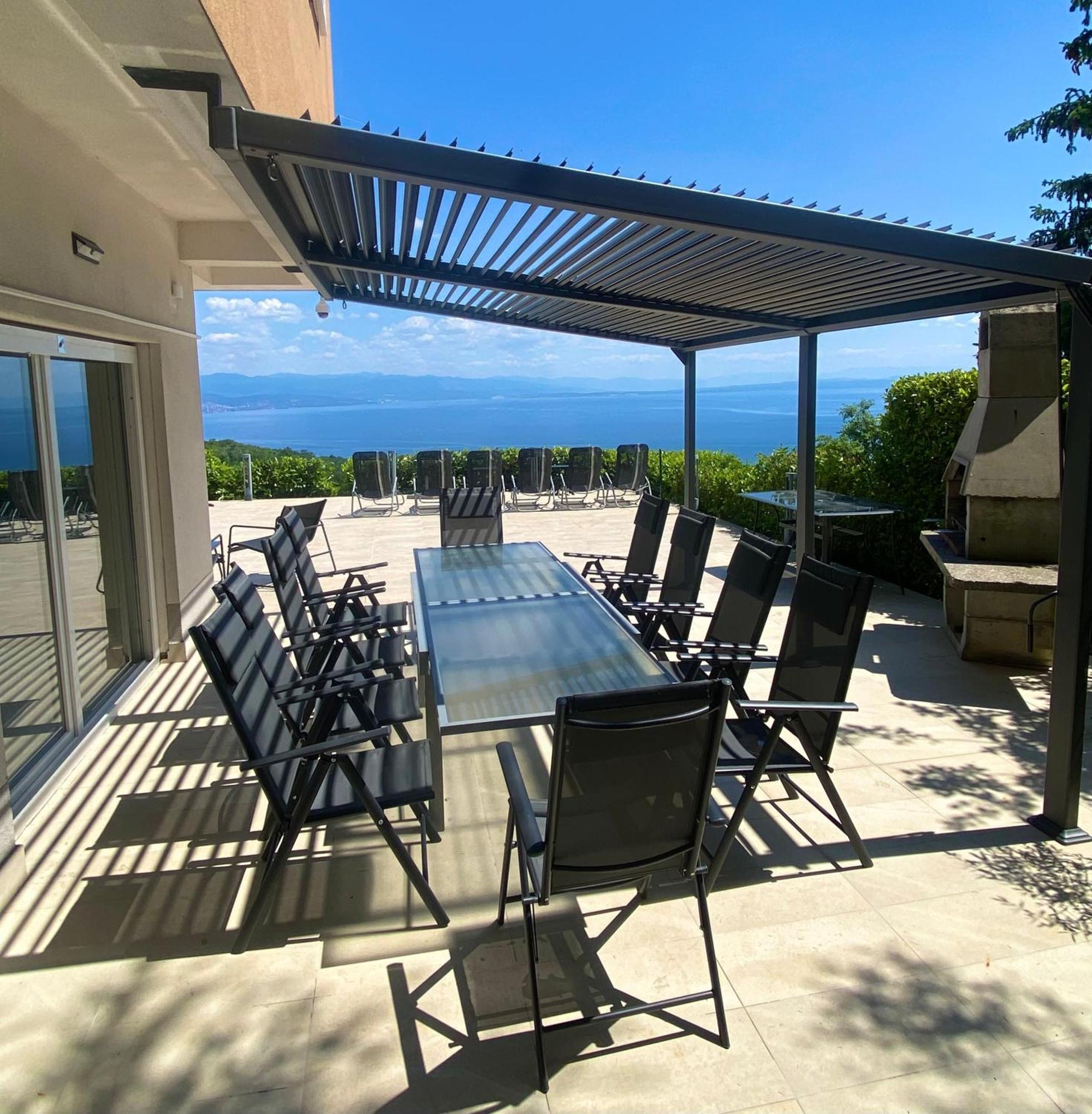 Villa Eternity - Panoramic Sea View - Boxspringbetten - Pool - Opatija-Poljane Exterior foto